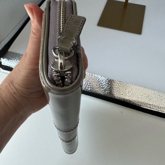 Coach 18770 Chelsea East West Shimmer Patent Leather Shoulder/Tote Bag + Wallet - Picture 11 of 15